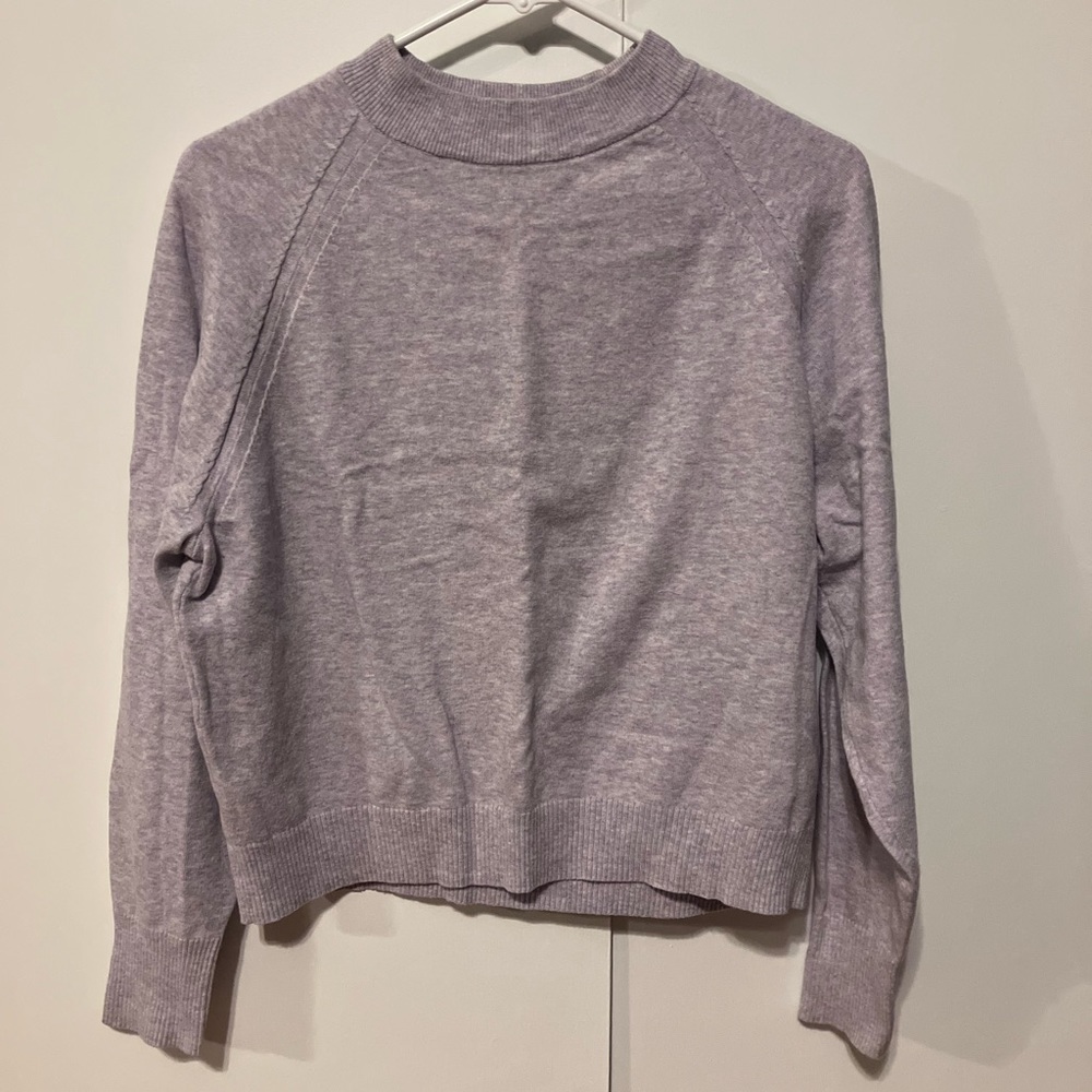 a new day Lilac Raglan Pullover